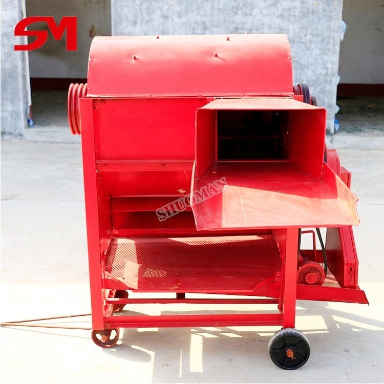 Perfect After-Sale Service Manual Electric Foot Powered Wheat Thresher Machine