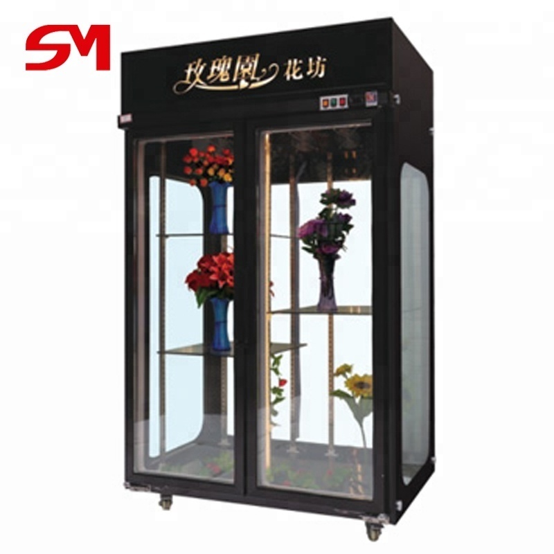 High capacity commercial flower refrigerator