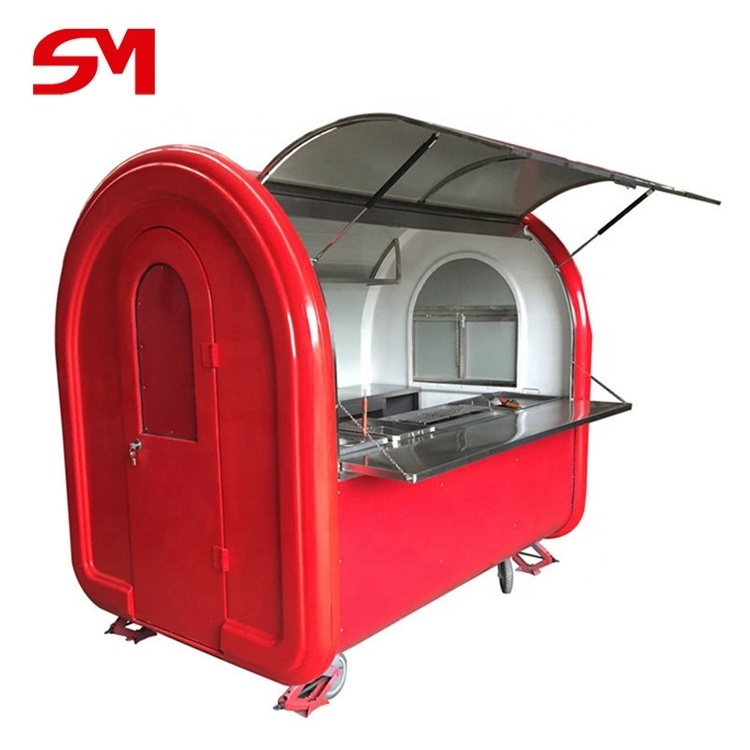 2016 popular long lifetime bakery food cart trailer for sale