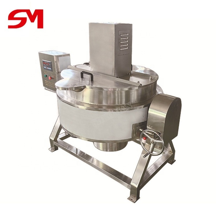 High Quality Food Hygiene Standards Gas Electric Heating Jacket Jacketed Kettle With Stirrer Mixer