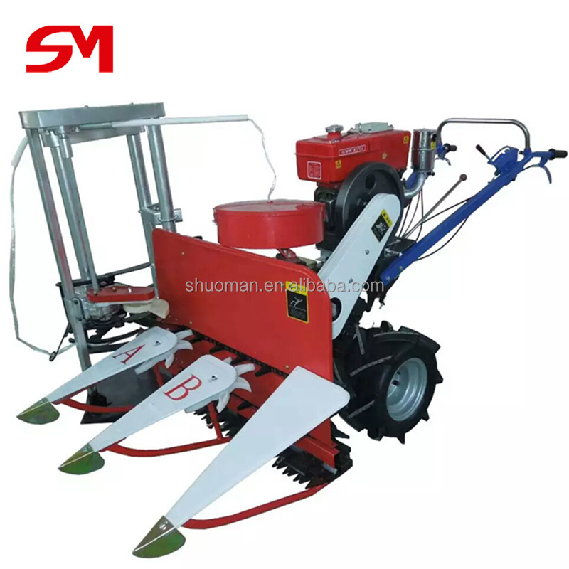 China famous brand commercial tractor mounted corn harvester