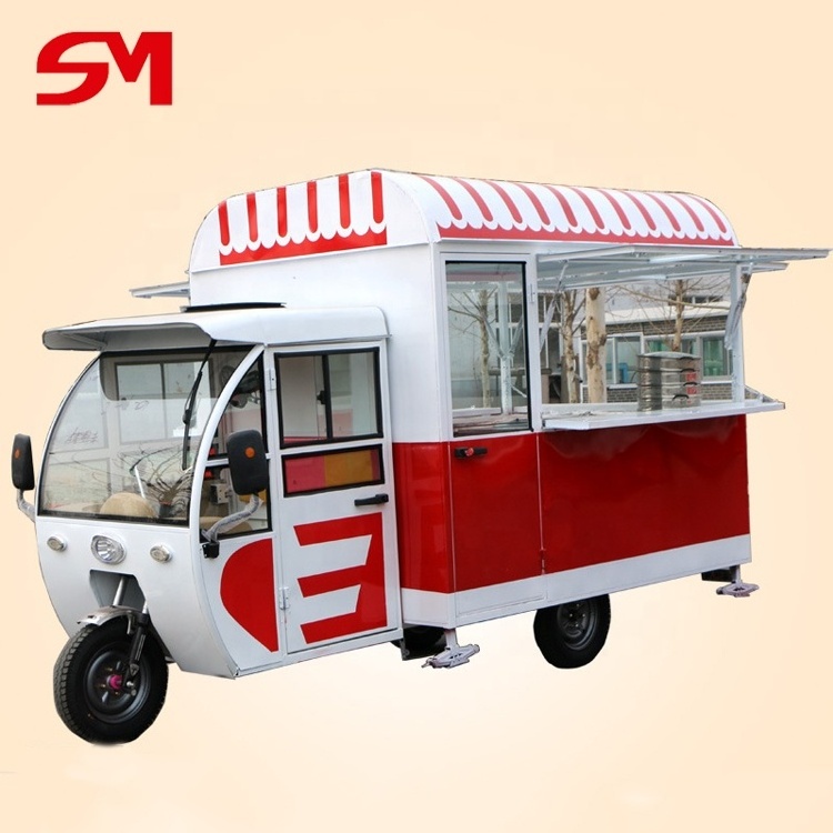 2016 popular long lifetime mobile food carts for coffee for donuts for sale