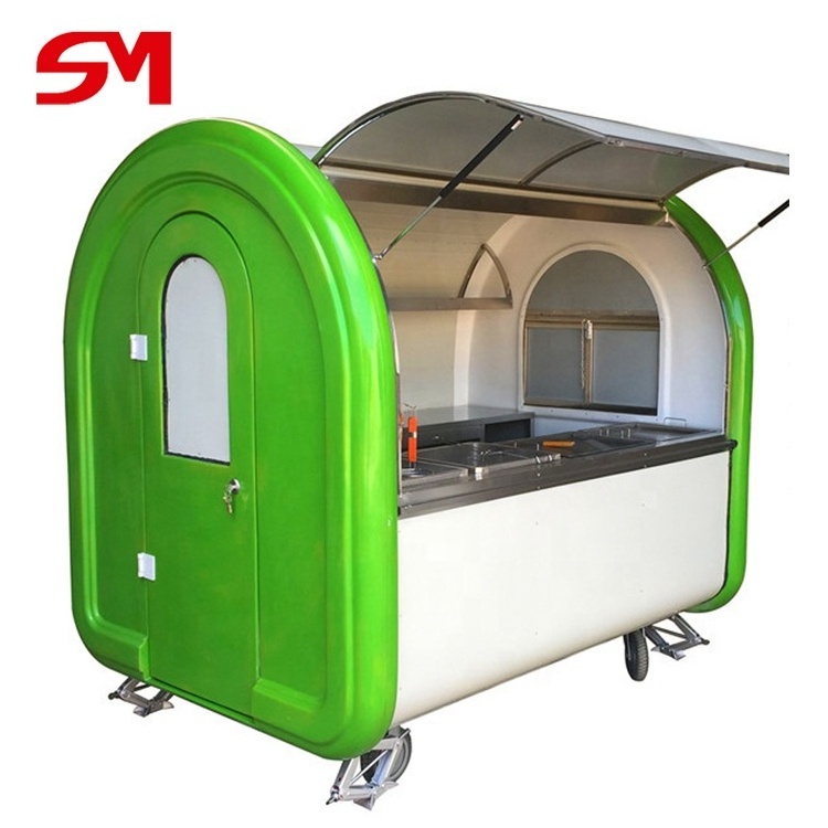 2016 popular long lifetime bakery food cart trailer for sale