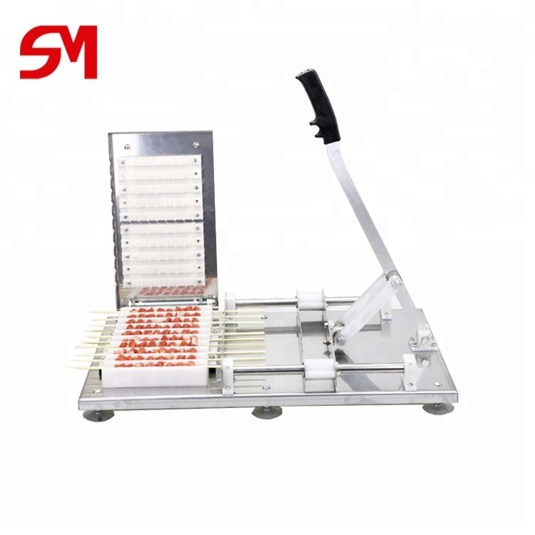 Stainless steel all kinds of stick meat skewers making machine