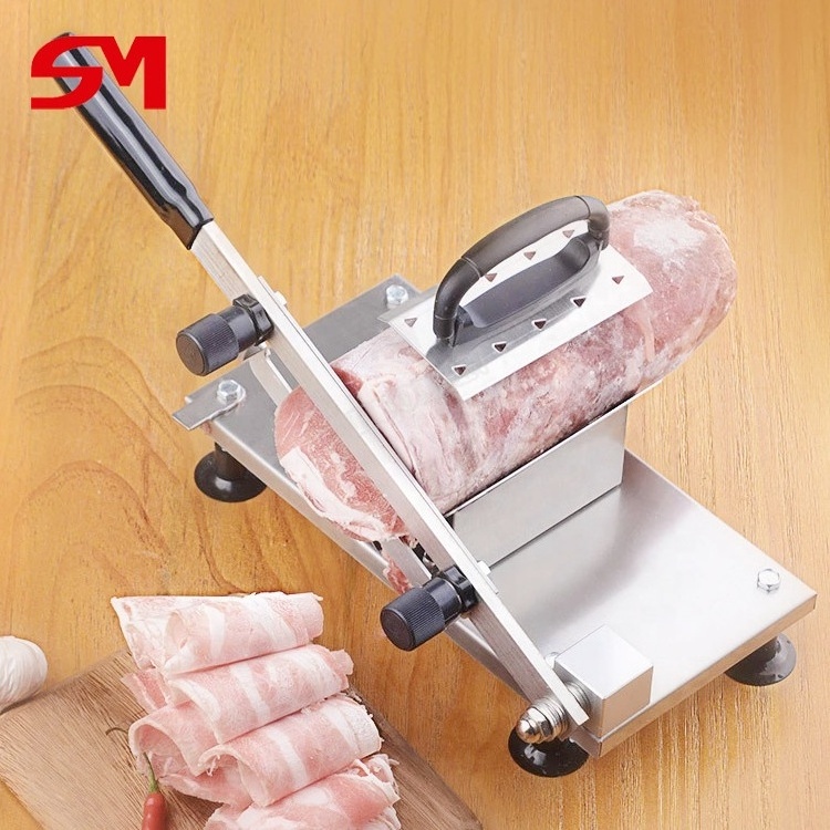 High Working Efficiency Manual Frozen Meat Slicer