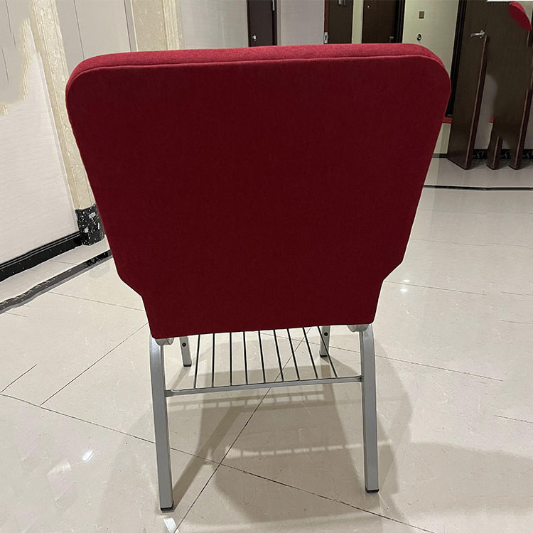 Chinese Factory Church Chairs Stackable Fireproof Slipcovers Interlocked Church Chairs