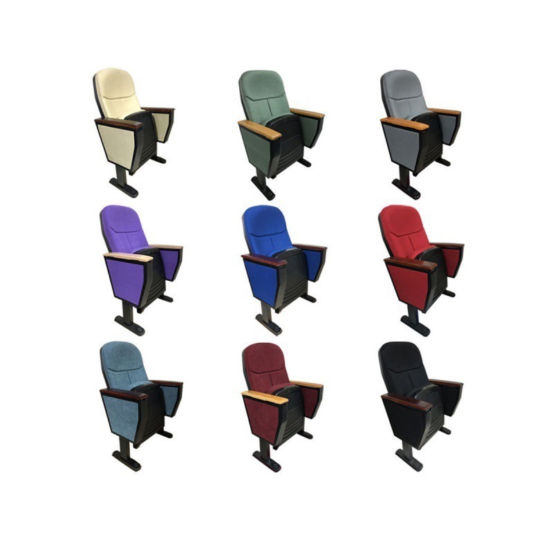 Auditorium Chairs for Theater Cinema School Hospital Furniture Comfortable Lecture Hall Plastic Modern Commercial Furniture