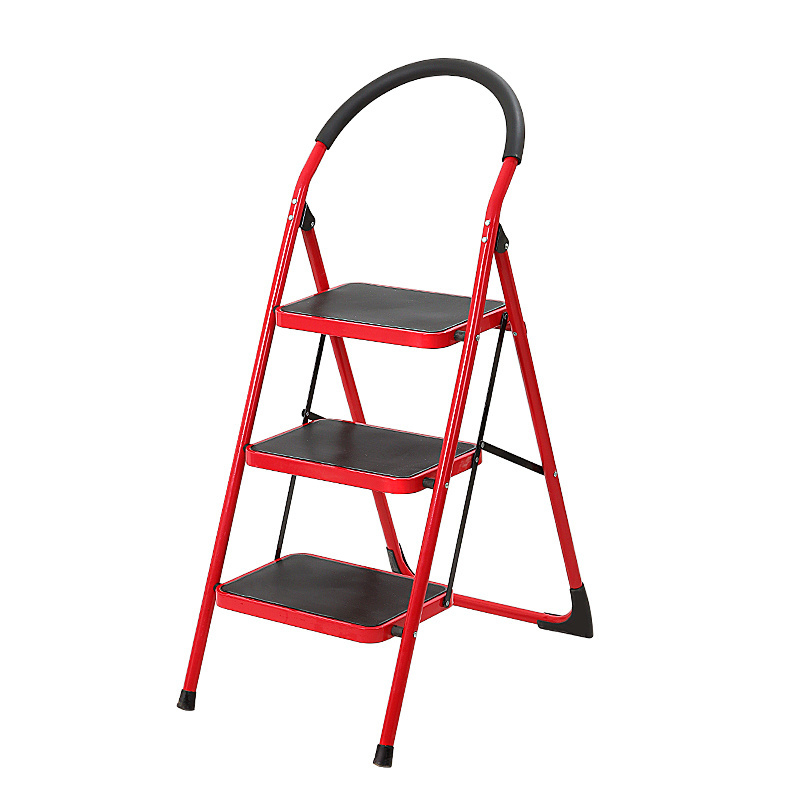 High Quality Saftey and Durable  5 steps  iron  Step Ladder