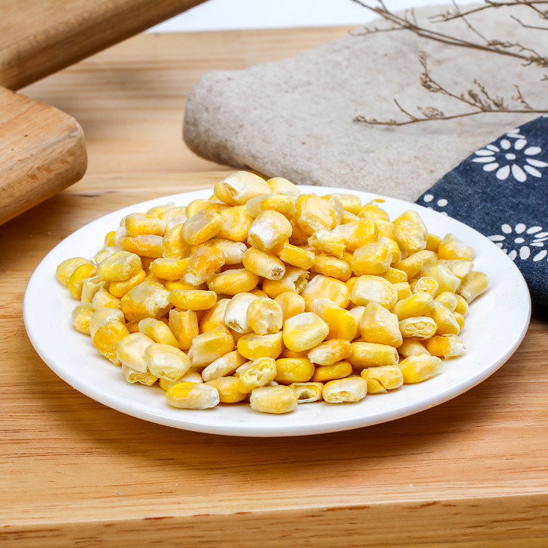 Wholesale Healthy No Oil Dry Vegetable Zea mays L Crisps Snack Product Freeze Dried Sweet Corn