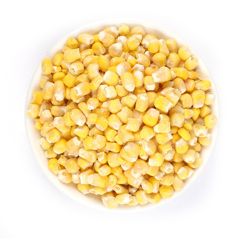 Wholesale Healthy No Oil Dry Vegetable Zea mays L Crisps Snack Product Freeze Dried Sweet Corn