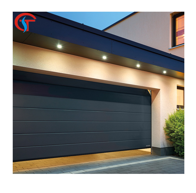 Customized Automatic Electric Contemporary Sectional Garage Door