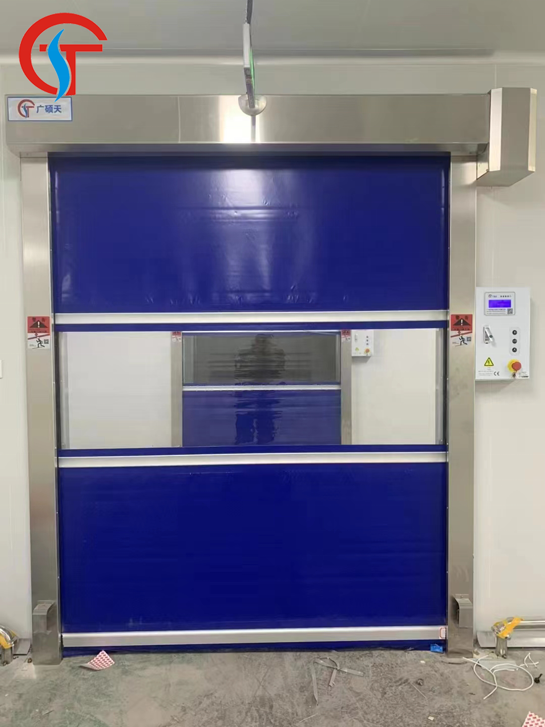 Priced high speed door automatic pvc coated roll up ors fast rolling shutter fabric roll up door industrial door