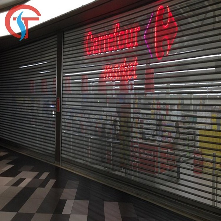 Horizontal Perforated Roller Shutter Steel Door