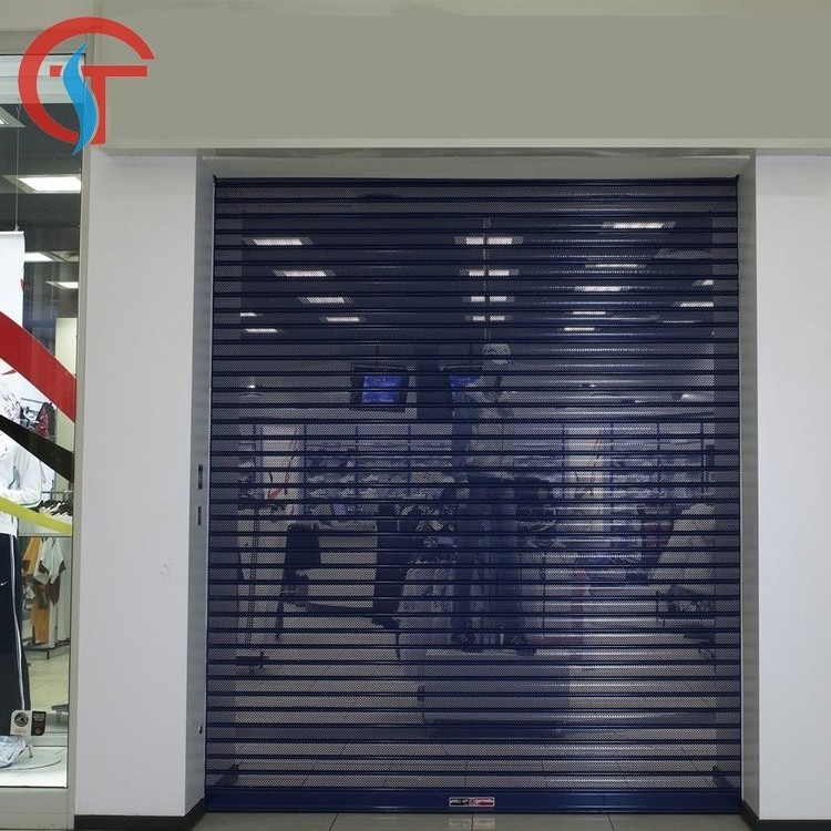 Horizontal Perforated Roller Shutter Steel Door