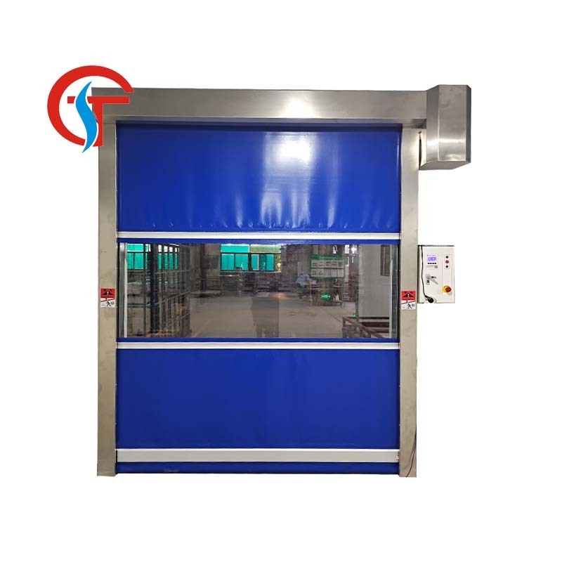 Priced high speed door automatic pvc coated roll up ors fast rolling shutter fabric roll up door industrial door