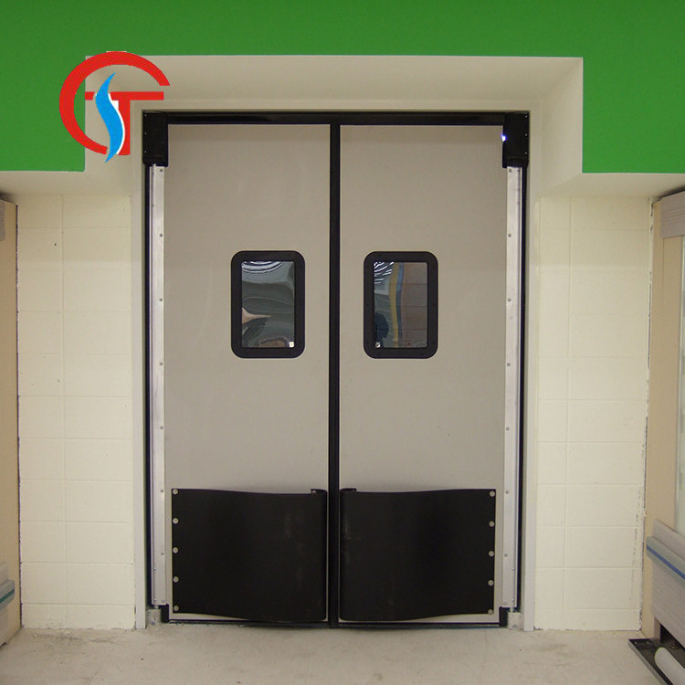 Shuotian Self-Closing Stainless Steel Industrial Swing Doors,Industrial Traffic Door