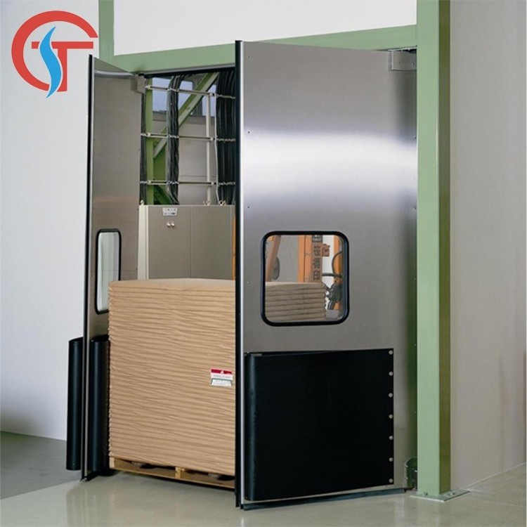 Shuotian Self-Closing Stainless Steel Industrial Swing Doors,Industrial Traffic Door