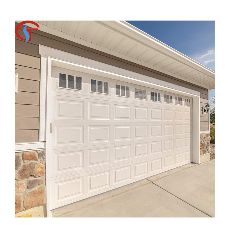 Customized Automatic Electric Contemporary Sectional Garage Door