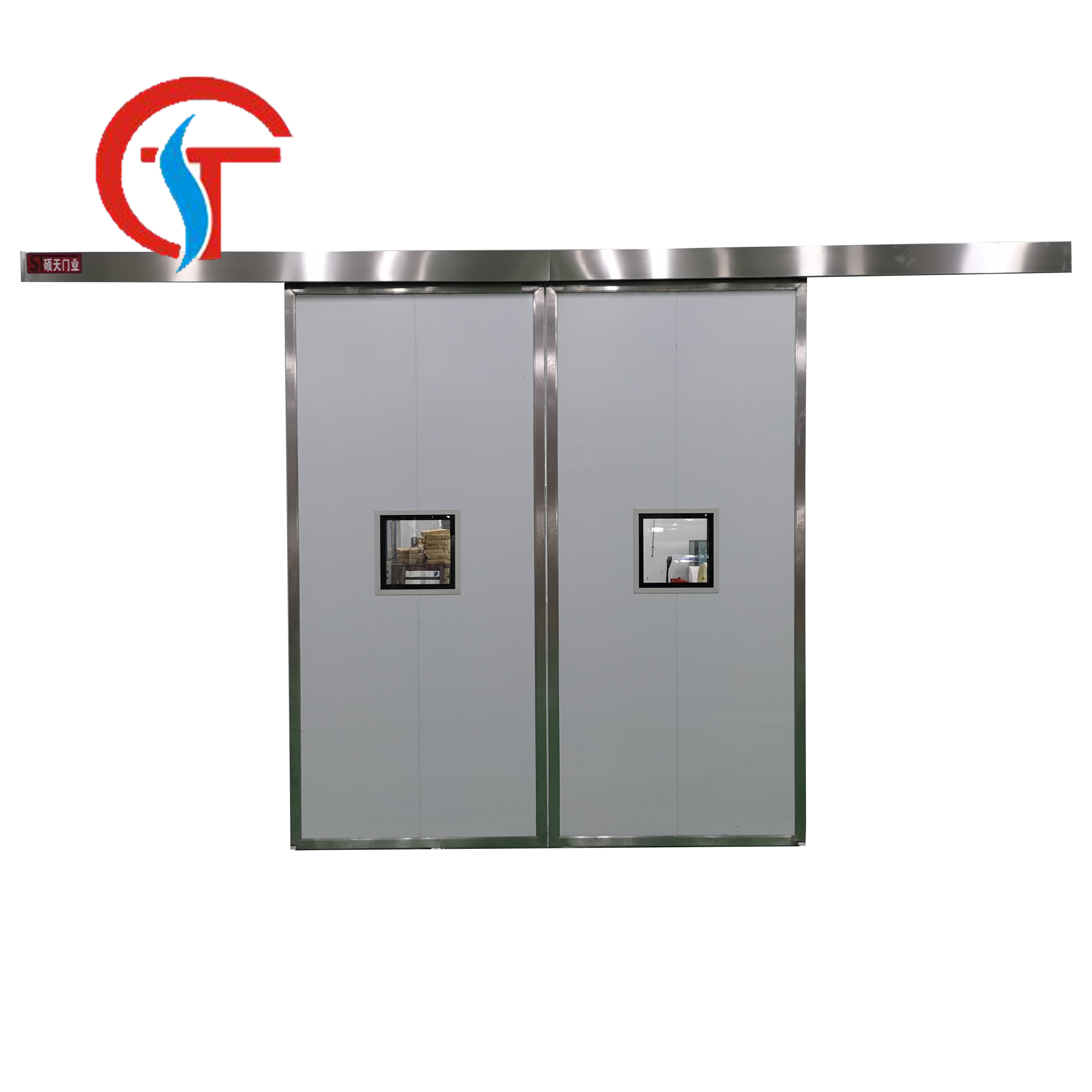 Automatic metal industrial sliding industrial doors for warehouse