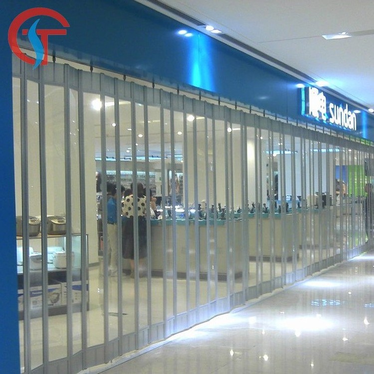 Electric Polycarbonate Transparent Sliding Shutter Door