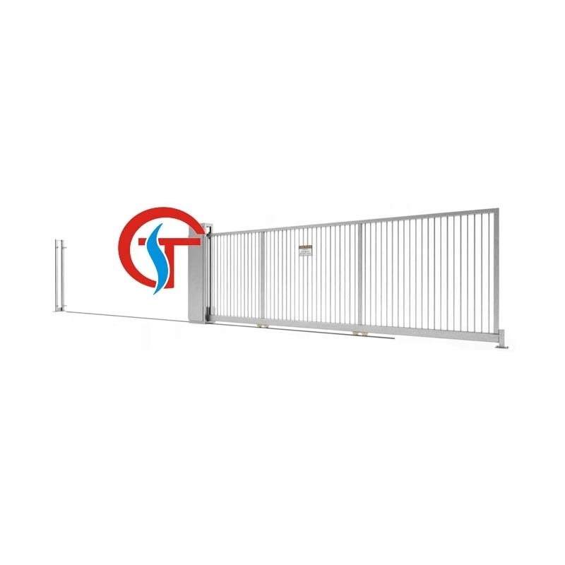 Shuotian Electric Motor Automatic Sliding Main Gates Modern Frame Designs Sliding Gate For Home Warehouse Company