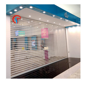 Clear polycarbonate electric transparent roller shutter