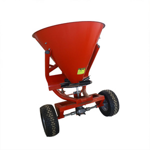 ShuoXin Tractor PTO Mounted stainless steel Single disc fertilizer spreader for fertilizer salt sand spreader