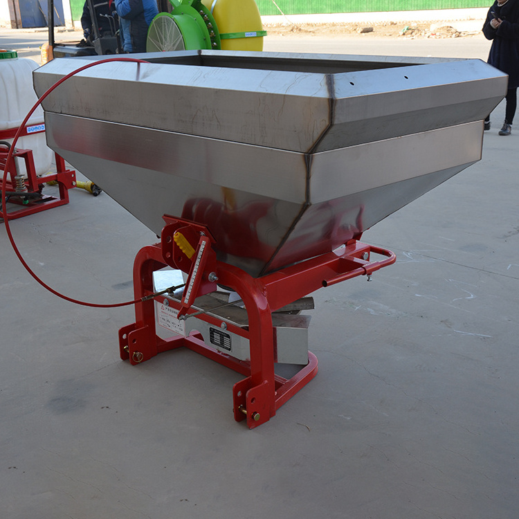 FLS-600 800 1200kg tractor Mounted Stainless Steel Fertilizer Spreader