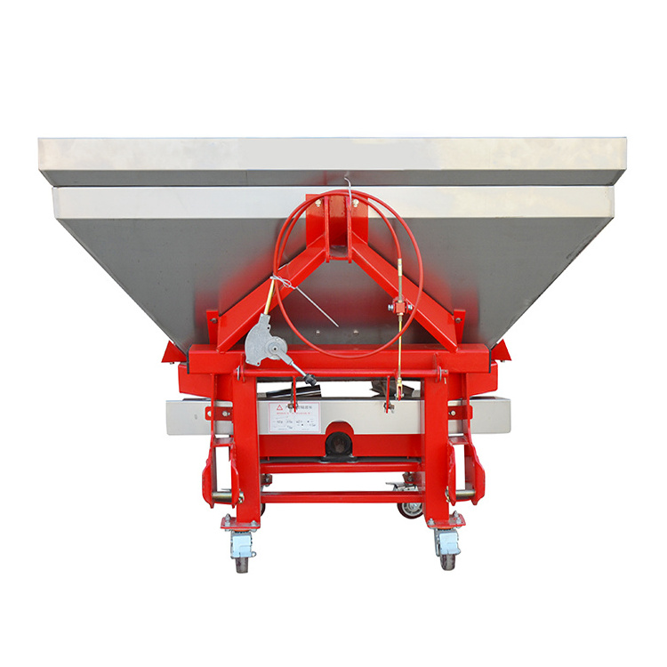 FLS-600 800 1200kg tractor Mounted Stainless Steel Fertilizer Spreader