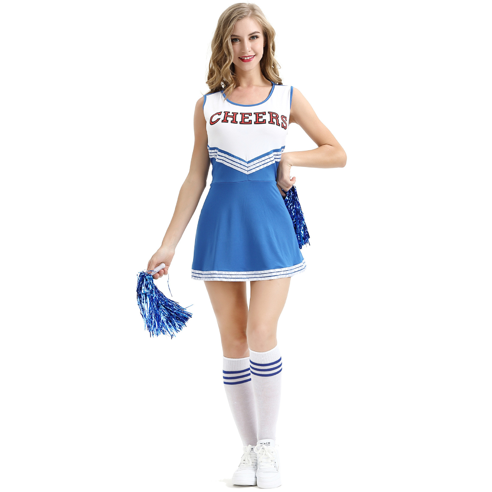 2019 Wholesale New Design Skirts Sexy Girl Hot Pink Custom Cheerleading Uniforms