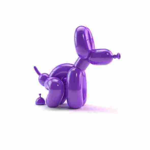 fiberglass Balloon Dog statue abstract resin ornament jeff Fashion decoration sculpture