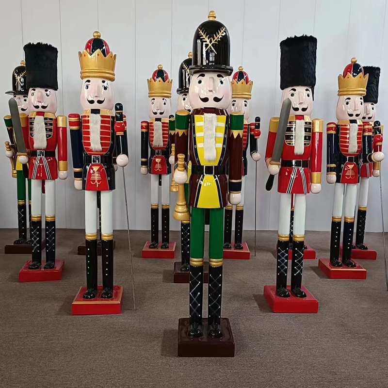 life size nutcracker Christmas soldiers nutcracker soldier 6 ft large nutcracker soldier for Christmas decoration supplies