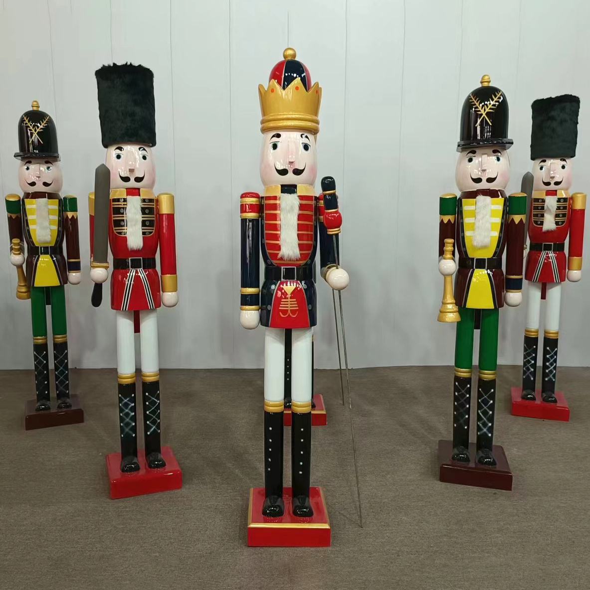 life size nutcracker Christmas soldiers nutcracker soldier 6 ft large nutcracker soldier for Christmas decoration supplies