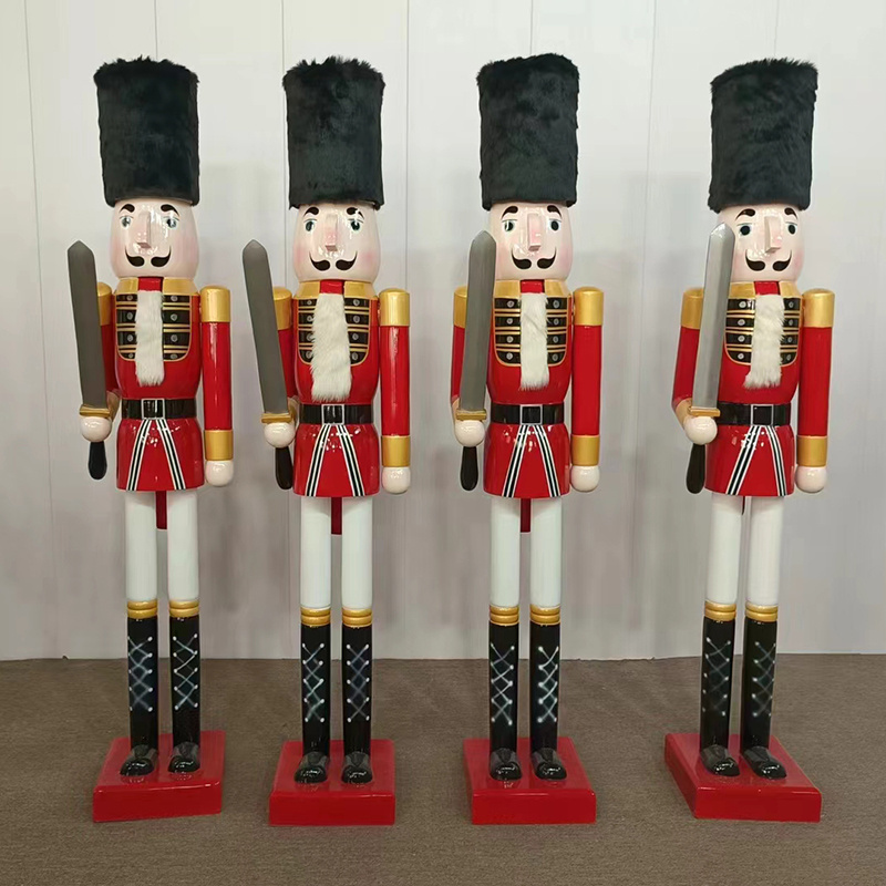 life size nutcracker Christmas soldiers nutcracker soldier 6 ft large nutcracker soldier for Christmas decoration supplies