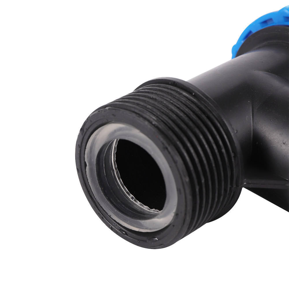 1/2 3/4 1 inch to 20mm 25mm 32mm HDPE Pipe PP Compression Fittings Farmland Micro irrigation Tee Connector