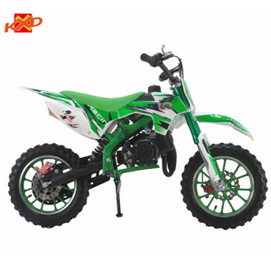 KXD702A mini gas dirt bike 49cc for sale cheap 2 stroke easy pull start kids small motorbike factory from China KXD MOTO selling