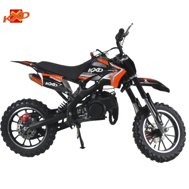 KXD701A mini dirt bike for kids 49CC 2 stroke pull start mini KXD motorcycle for Children factory price kids dirt bike