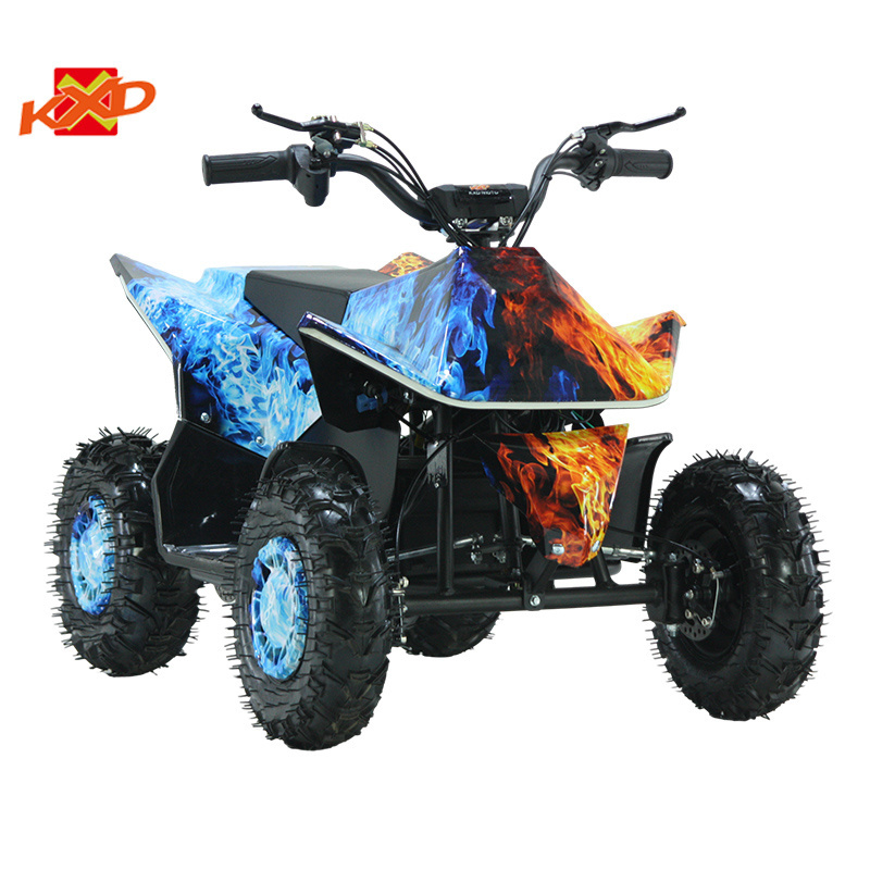 electric model mini atv quad for kids ice flame color ATV-2E