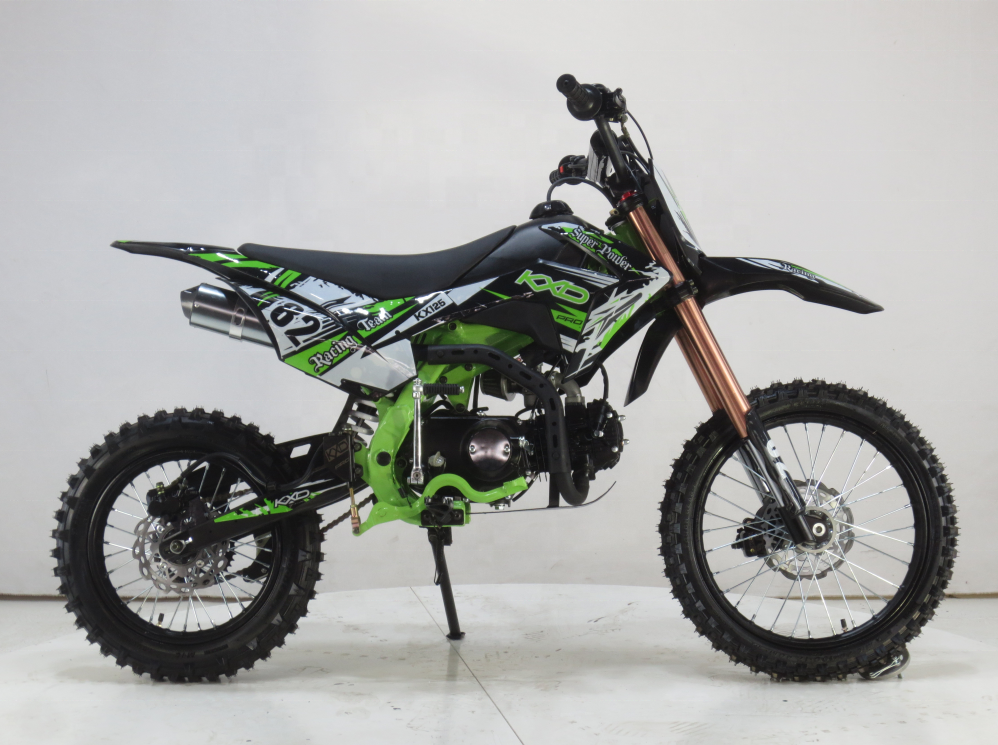 KXD609 dirt bike 125CC kich start 4 speed for adult manual clutch  KXD motorcycle pit bikes factory directly selling cheap price