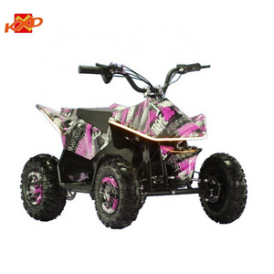 KXD ATV-2A mini quad bike for kids gasoline 49cc 2 stroke pull start atv for child 8 10 12 years old