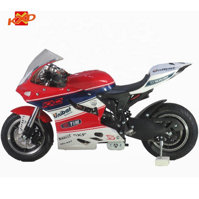 Mini Ducati GP pocket bike 50CC 4 stroke electric start kids racing motorcycle small dirt bike mini gas sport bike for children