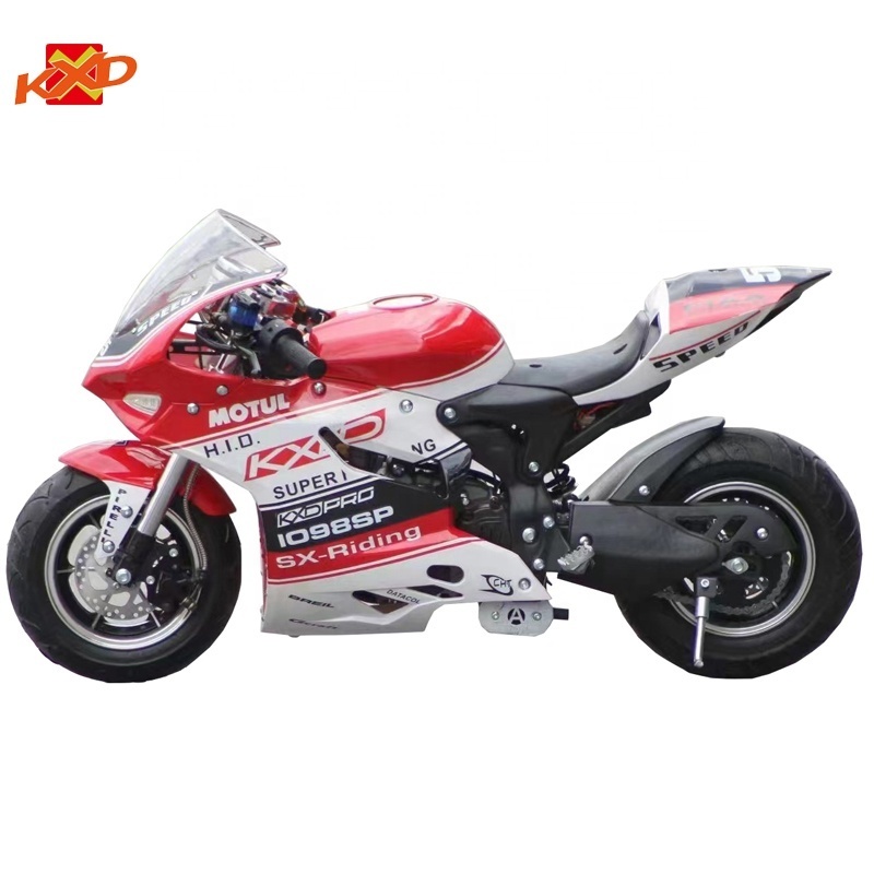 KXD010 GP pocket bike for kids 60CC 4 stroke E-start mini dirt bike racing for children ducati kids bike