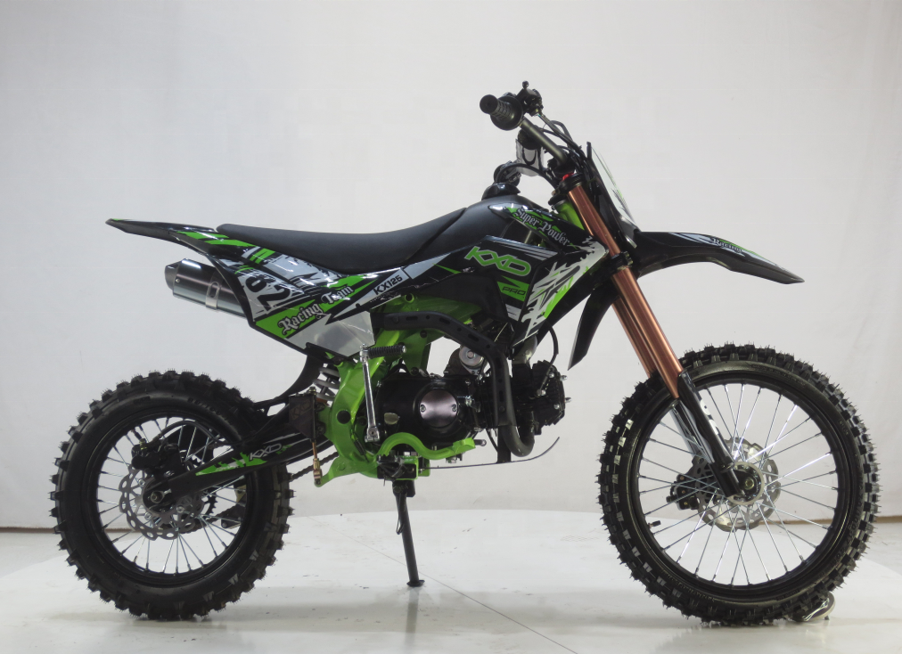 KXD609 dirt bike 125CC kich start 4 speed for adult manual clutch  KXD motorcycle pit bikes factory directly selling cheap price