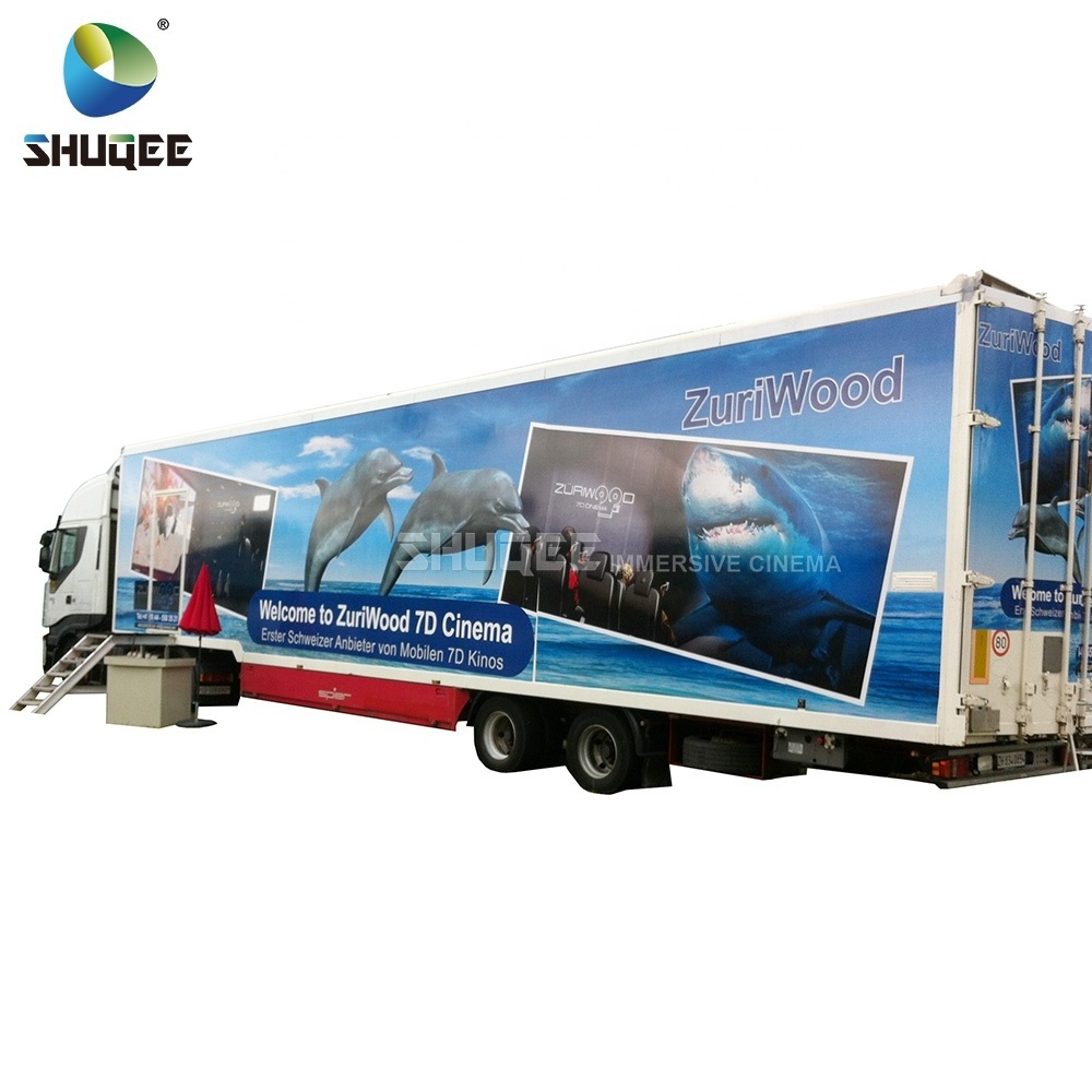 Mobile Cinema 9D Theater Trailer 7D Movie Theater Simulator Arcade Games Cinema Machine