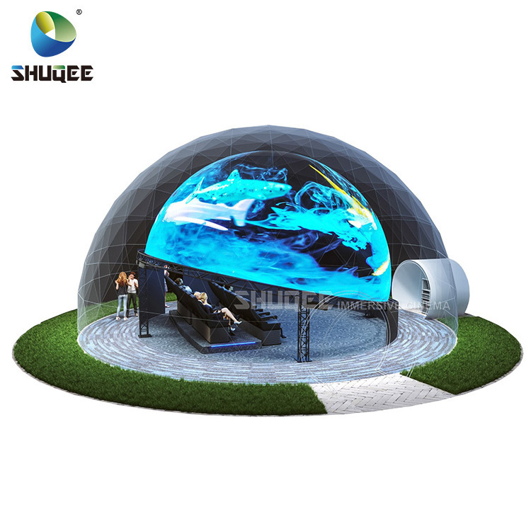 Amusement Park Products Spherical Tent 360 Dome Cinema with Curved Screen Dome Projection