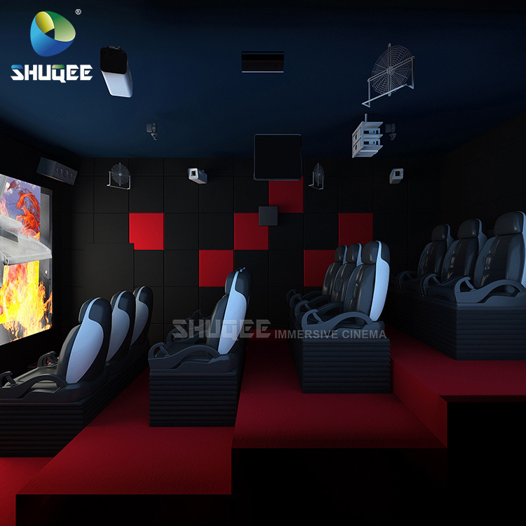 Factory Price 4D Motion Cinema System 5D 7D Theater 3 Seats Theater Chair