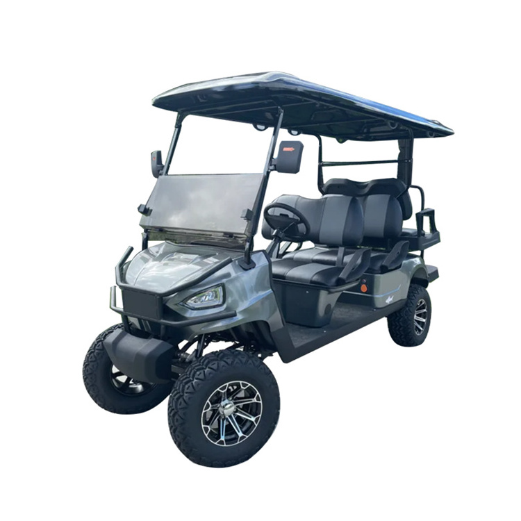 Electric 4x4 Golf Cart from China Custom Cheap 48v Black Front & Rear Combination LED Lights,klaxon& Reversing Buzzer 3 - 4 30%