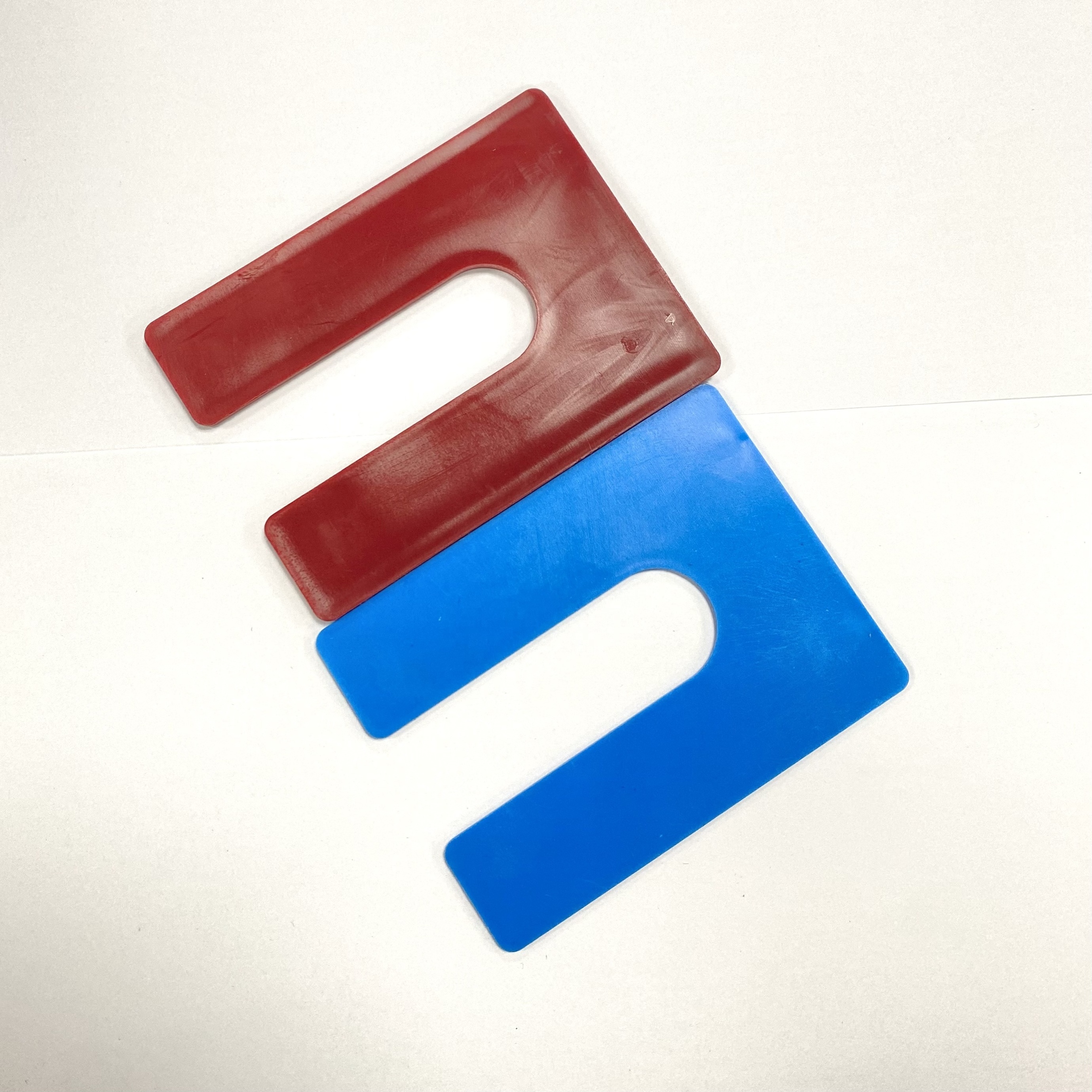 1/8''  Reliable Quality Window Packers Plastic Shims for Glass Construction Horseshoe Shim