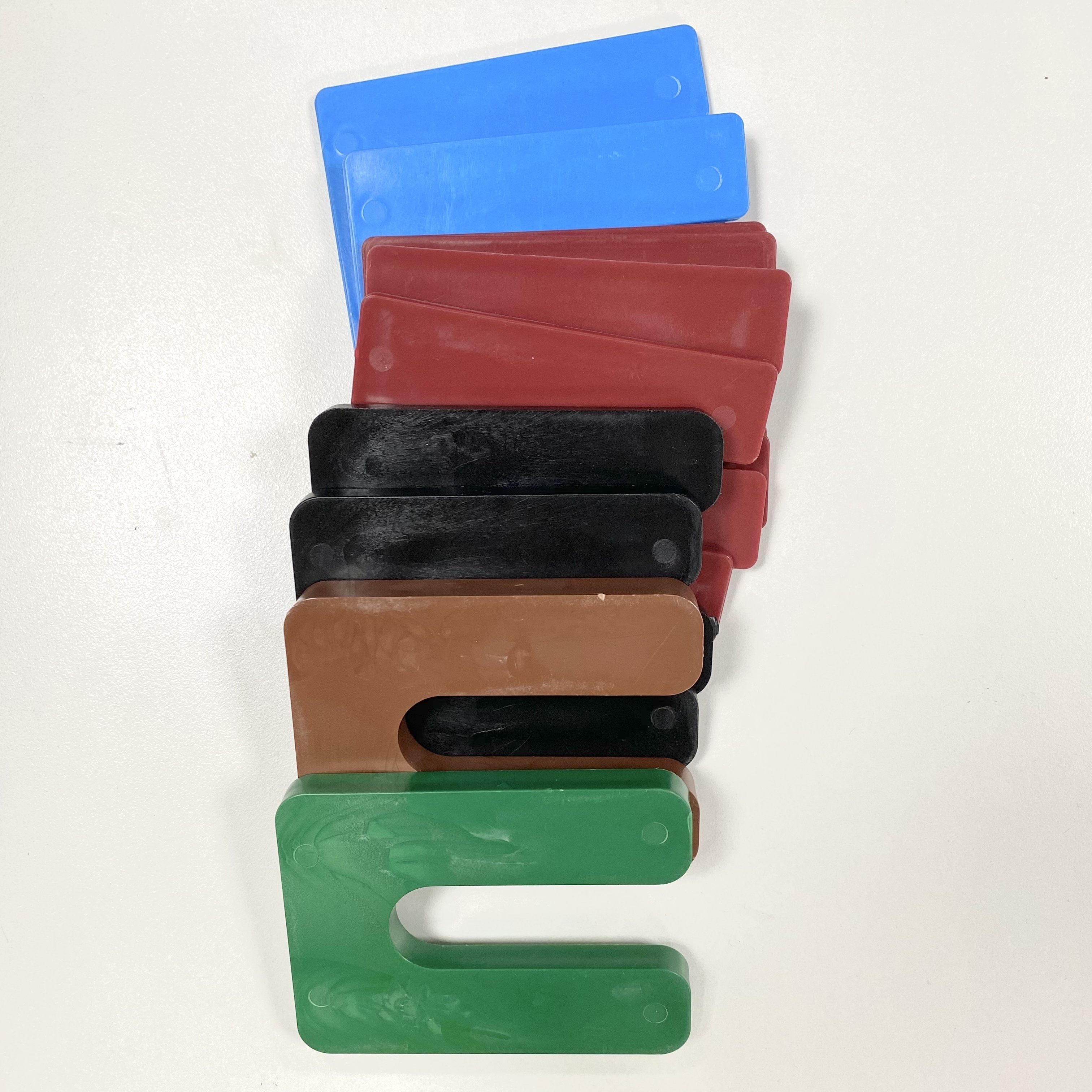 1/8''  Reliable Quality Window Packers Plastic Shims for Glass Construction Horseshoe Shim