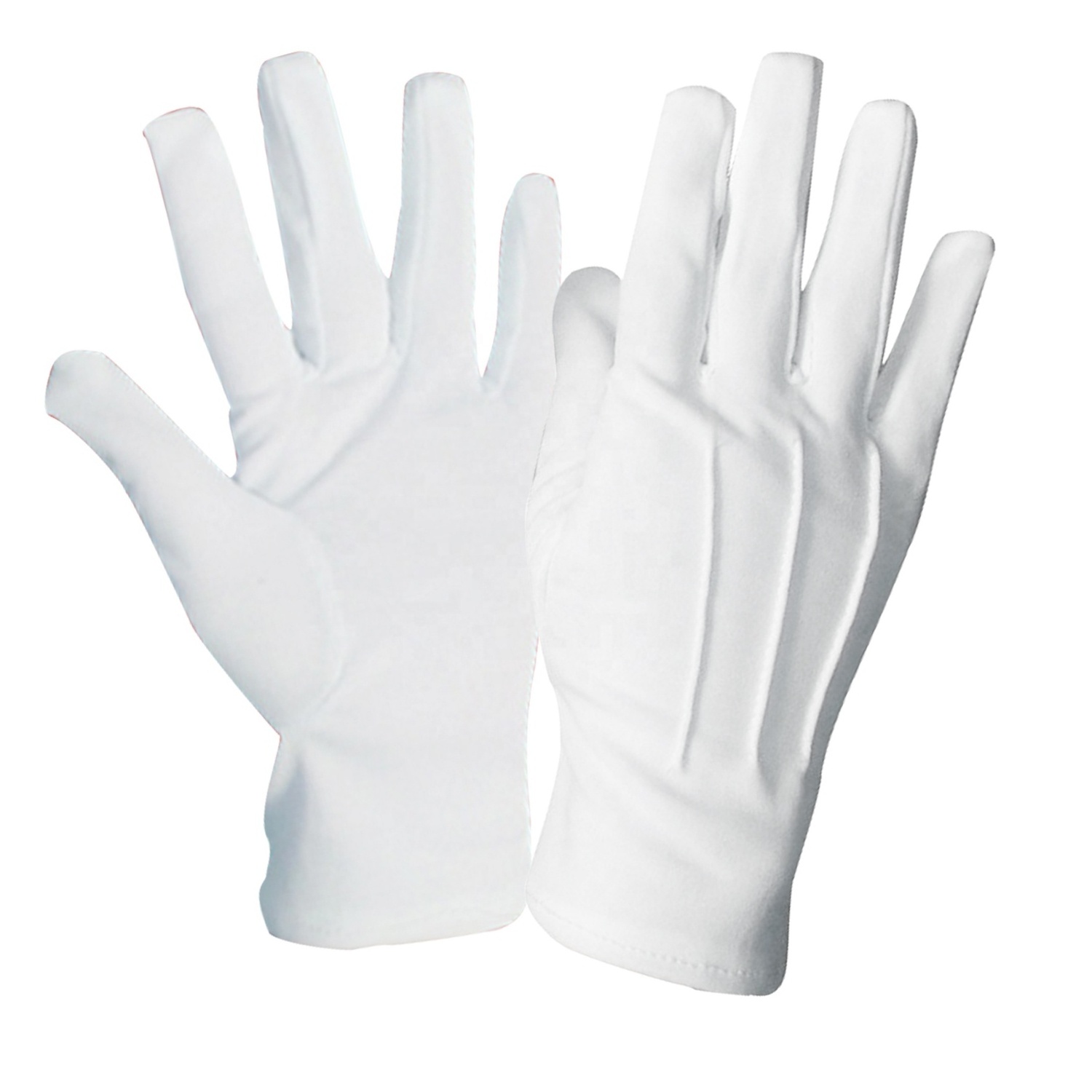 GM1001 Black Sweat absorbing Cotton Antiques Etiquette Parade Ceremony Jewelry Uniform Security Guard Inspection Hand Job Gloves